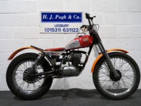 BSA Bantam trials motorcycle. 1970. 175cc Engine no. HCO2115B175 Property of a deceased estate. This