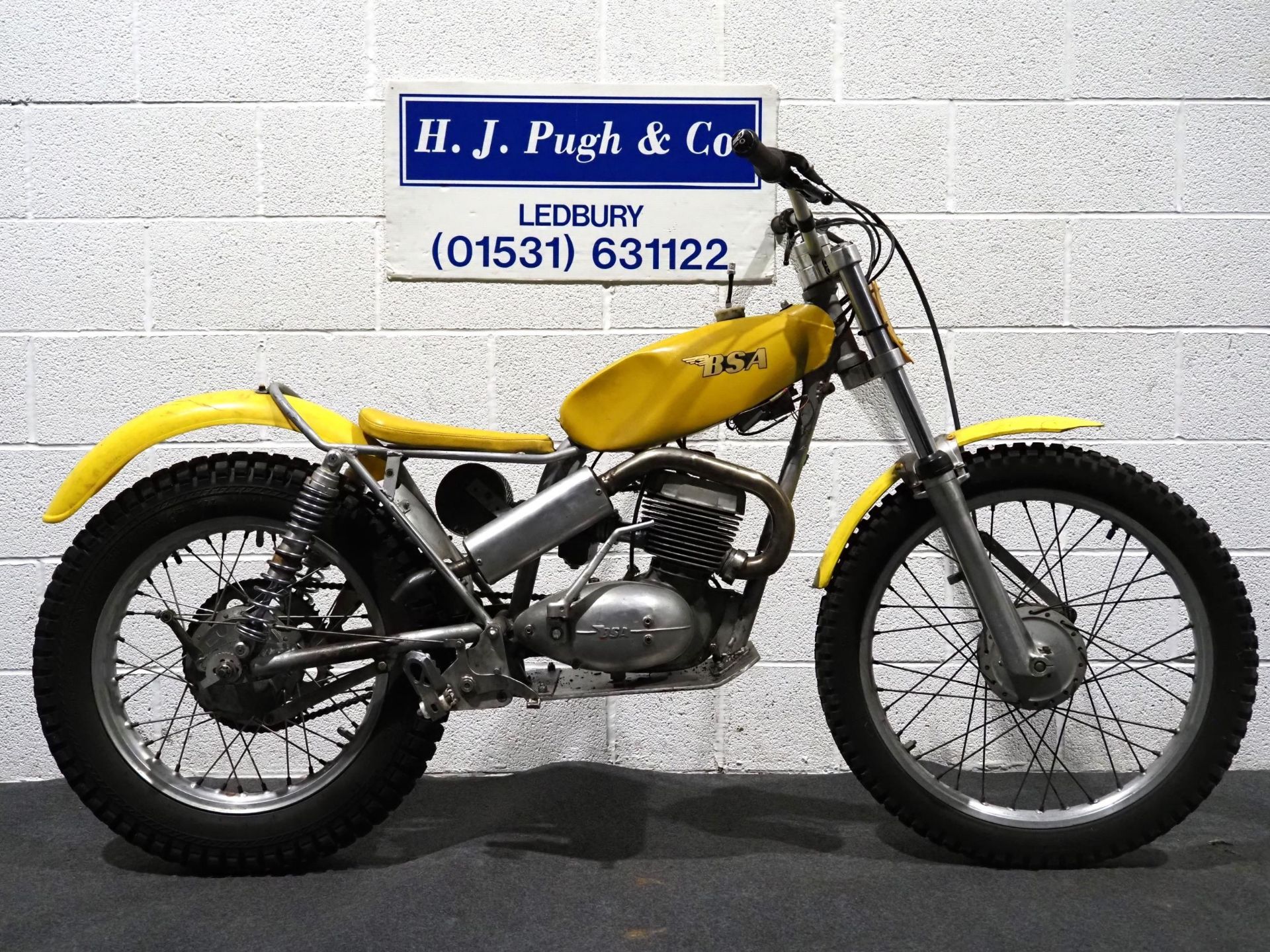 BSA Bantam trials motorcycle. 175cc Engine no. CEO7780B175 Property of a deceased estate. This