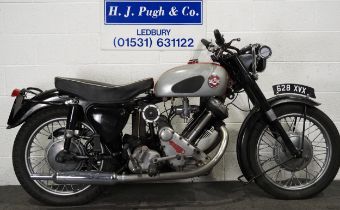 Panther M120 motorcycle. 1965. 650cc. Engine No. 63ZAA142A Engine running well, single cylinder,