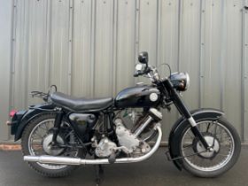 Panther 120 motorcycle. 1961. 650cc. Engine no. 61ZA973B Vendor bought from Italy and the bike has