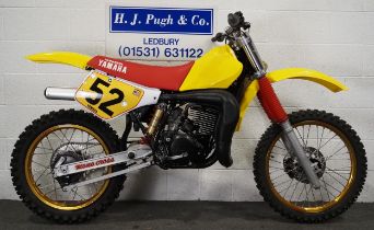 Yamaha 490cc motocross bike. Engine turns over with compression, last ridden in 2000 and has been