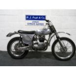 Cheney Triumph ISDT replica motorcycle. 1969. 500cc. Engine No. 52372 Engine is a 1967 Triumph T100R