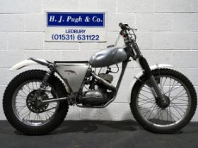 Cheetah BSA trials motorcycle. 175cc. Engine no. HC02229 B175 Property of a deceased estate. This