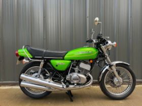 Kawasaki KH400 motorcycle. 1975. 400cc Frame No. S3F-26084 Engine No. S3E-26259 Last ridden in