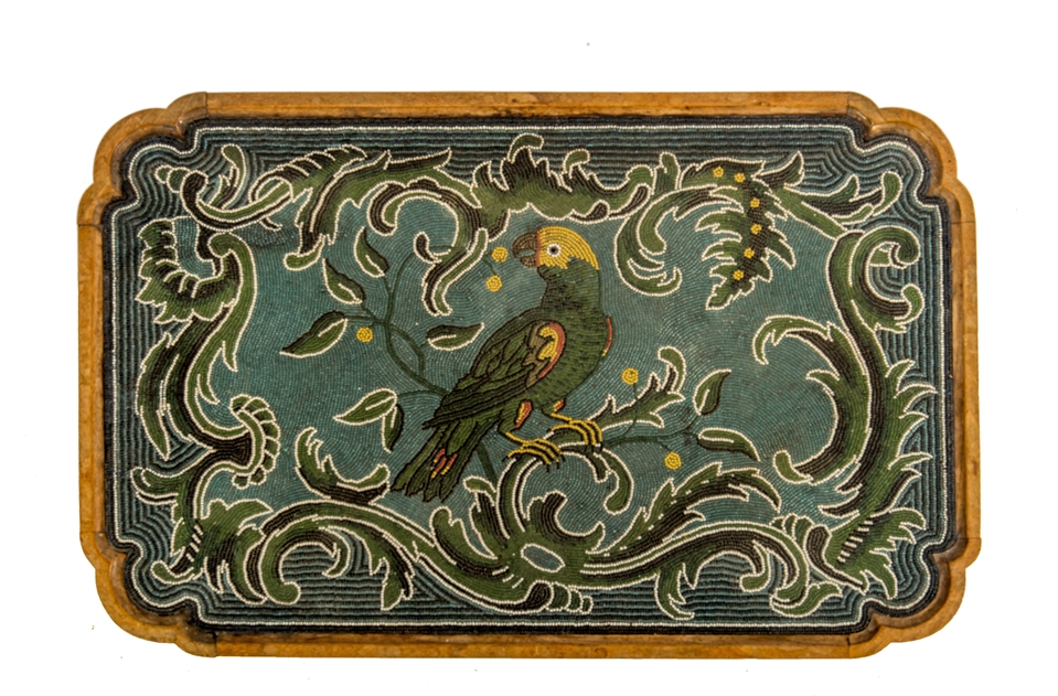 Perlmosaik Tisch um 1778 - Image 2 of 9