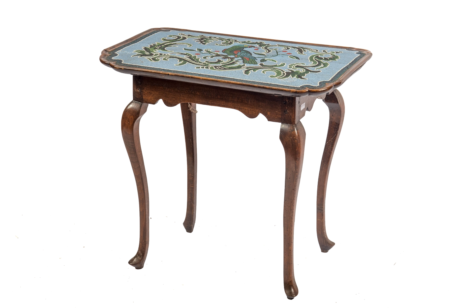 Perlmosaik Tisch um 1760