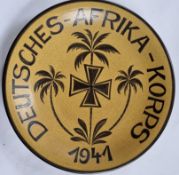 Erinnerungsteller Deutsches Afrika-Korps 1941