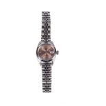 ROLEX-Damen-Armbanduhr, Oyster Perpetual Date