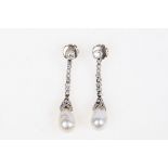 Paar Orient-Perlen Pendeloques
