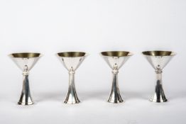 4 Design-Cocktailgläser Stockholm 1953