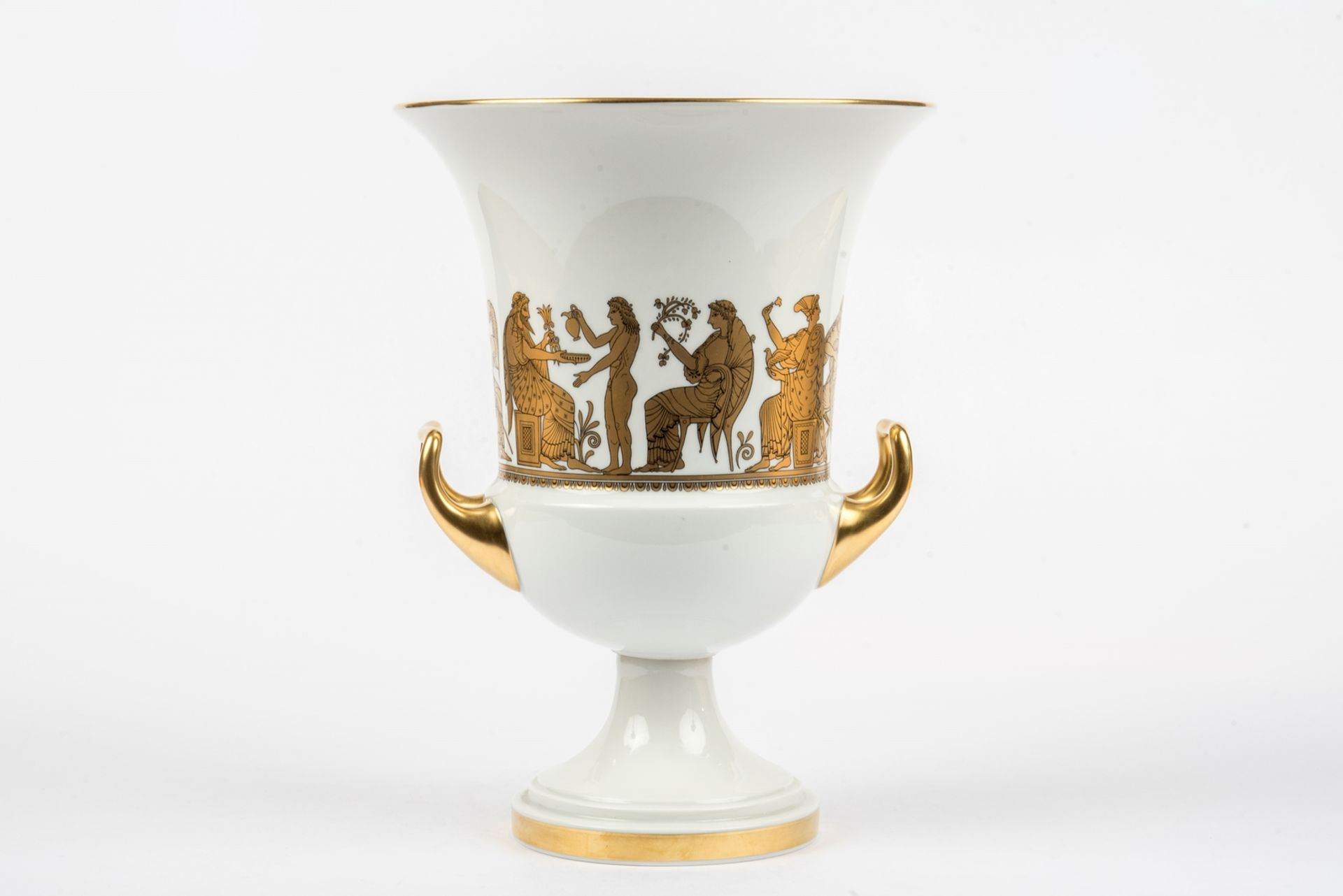 Kratervase, Fürstenberg 20.Jh. - Image 2 of 3