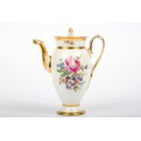 Empire-Kaffeekanne, Meissen 1818