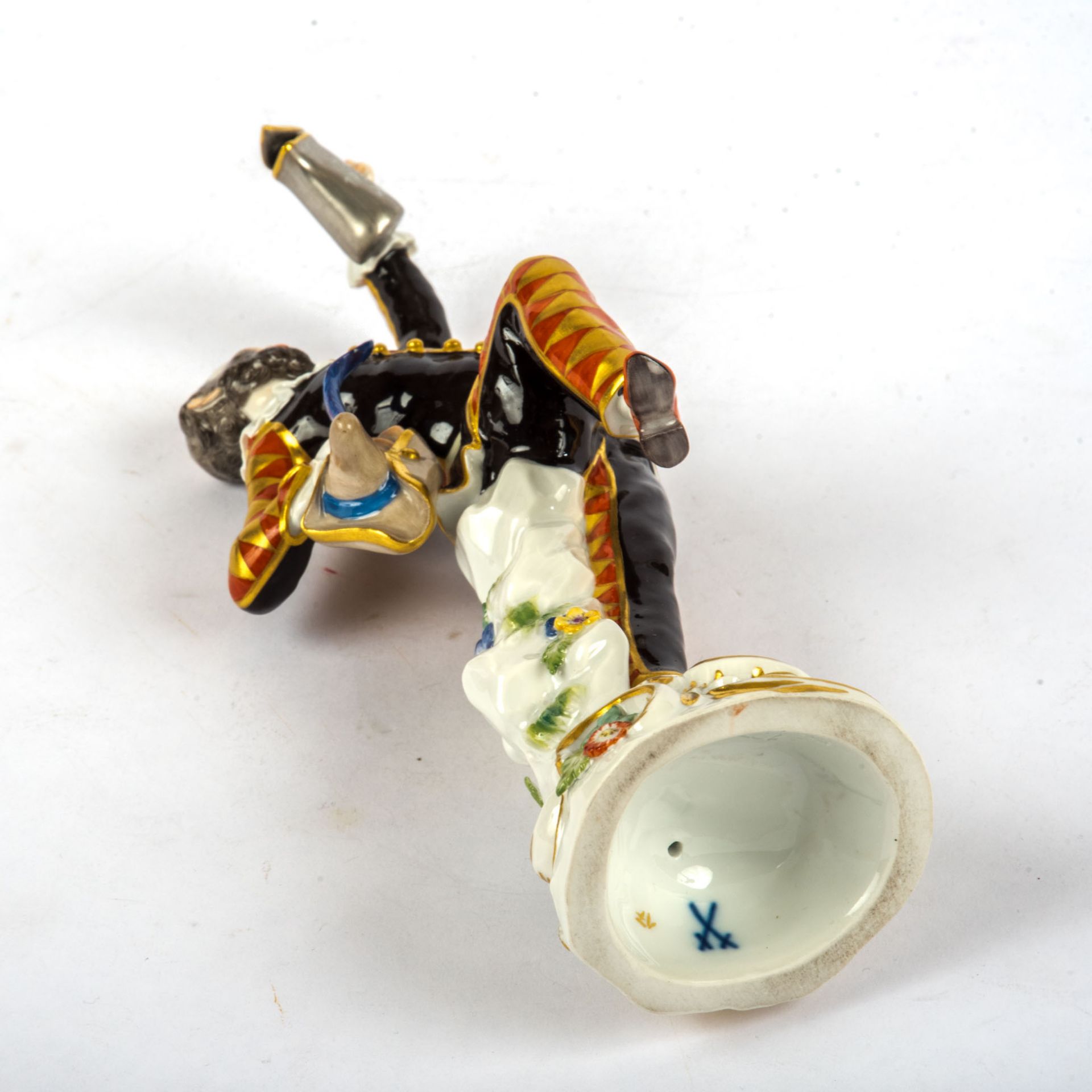 Harlekin mit Deckelkanne, Meissen  20. Jh. - Bild 4 aus 4