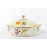 Meissen, Terrine mit Blumendekor, 20 Jh.