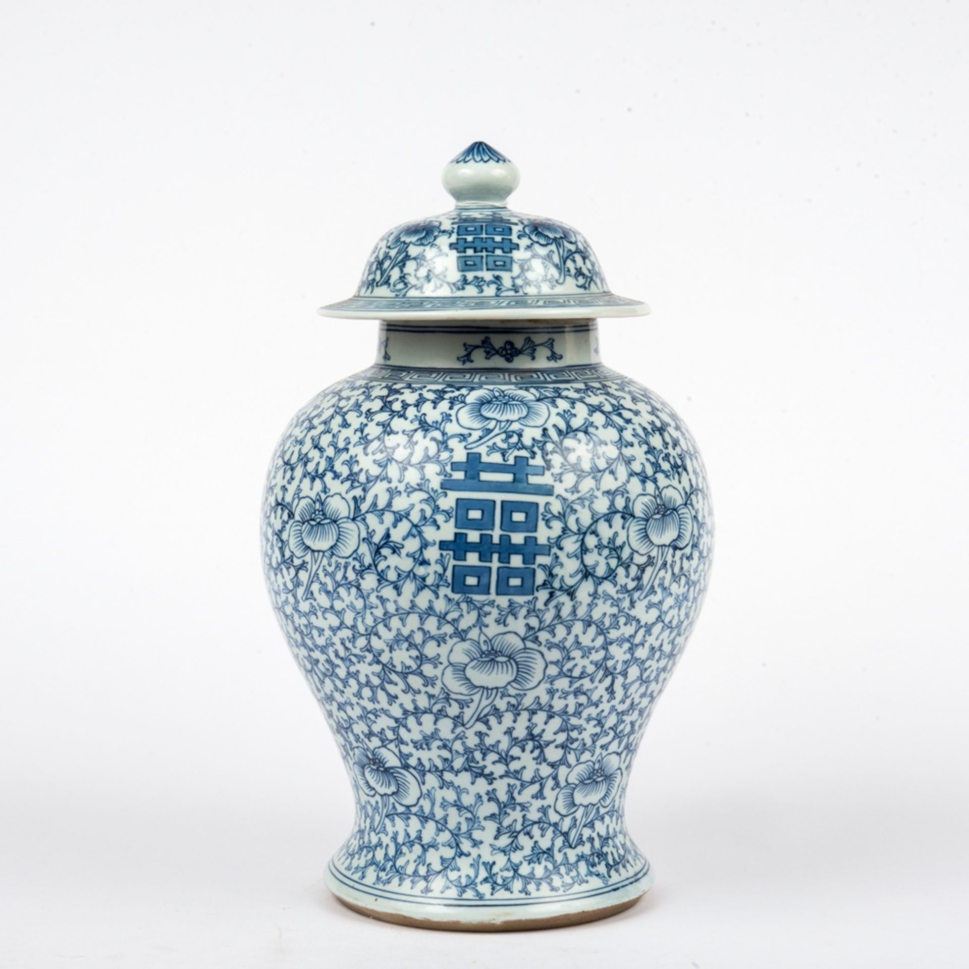 Deckelvase, China 20. Jh.