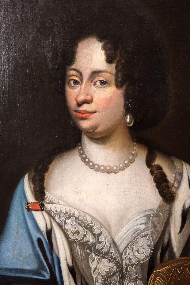 Damenporträt um 1670 - Image 2 of 2
