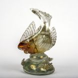 Große Murano Fisch Skulptur um 1950