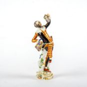 Harlekin mit Deckelkanne, Meissen  20. Jh.