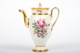 Empire-Kaffeekanne, Meissen 1818