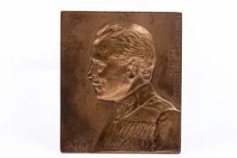 Bronzeplakette  Dr. Engelbert Dollfuss