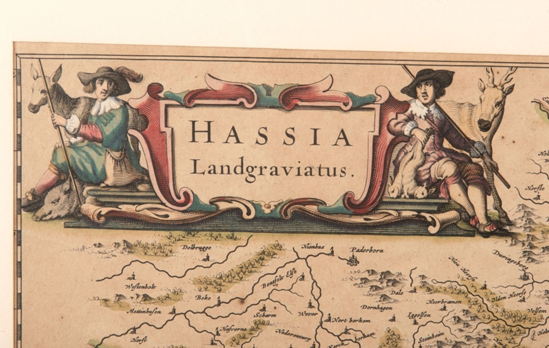 Alte Karte Hessen - Image 3 of 4