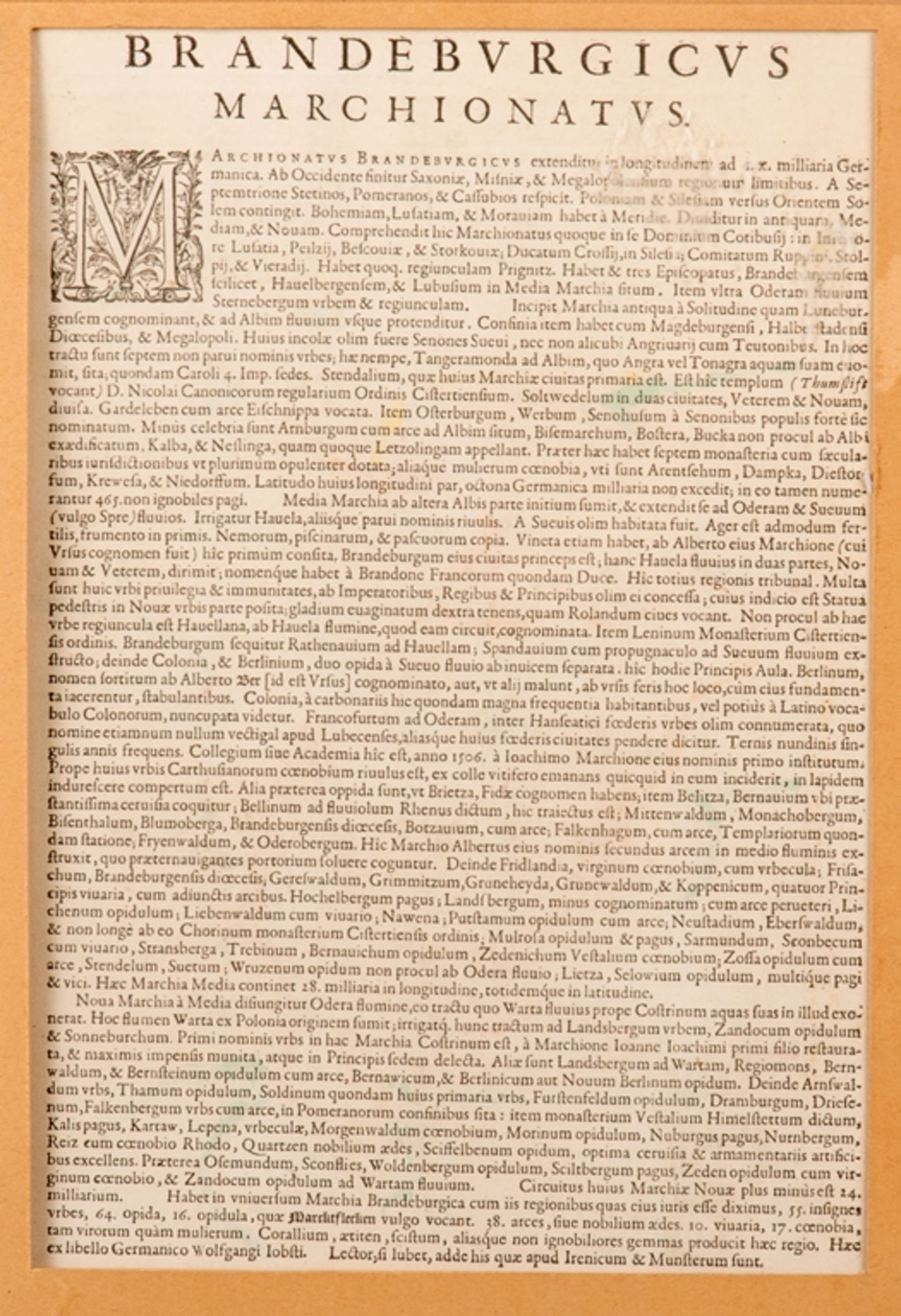 Alte Karte der Mark Brandenburg - Image 3 of 3