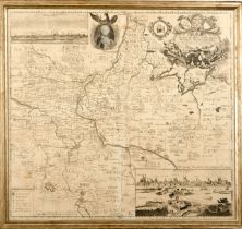 Alte Karte Herzogtum Magdeburg mit seinen Creisen und Laendern