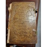 1858 Version of Lord Wharton's Holy Bible Book