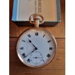 9ct Gold Full Hunter Pocketwatch - Birmingham 1927 - by ALD Dennison Watch Company - 85.7g
