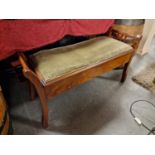 Twin Berth Antique Piano Stool