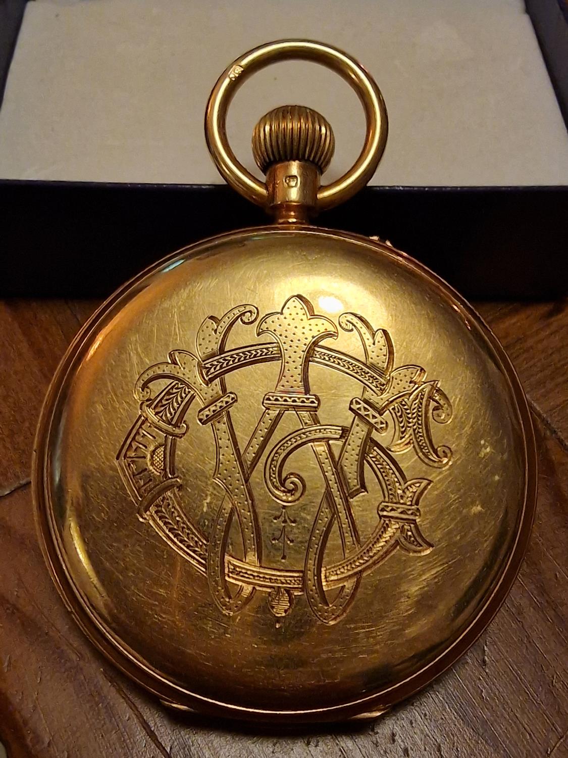 1880 18ct Gold Pocketwatch - Likely a James Richardson Piece, inc a Chester Hallmark - total weight