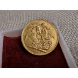 1912 Full Gold Sovereign Coin