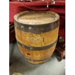 Vintage Wooden Beer Barrel - 64cm high - Breweriana Interest