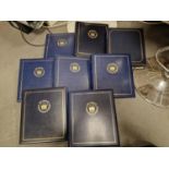 Eight Folder set of Queen Elizabeth II 2003 Coronation Stamp First Day Covers inc 68 Commemorative C