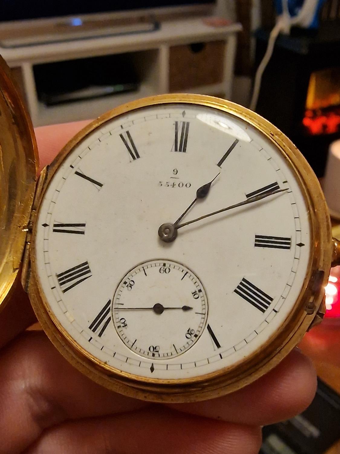 1880 18ct Gold Pocketwatch - Likely a James Richardson Piece, inc a Chester Hallmark - total weight - Image 3 of 5