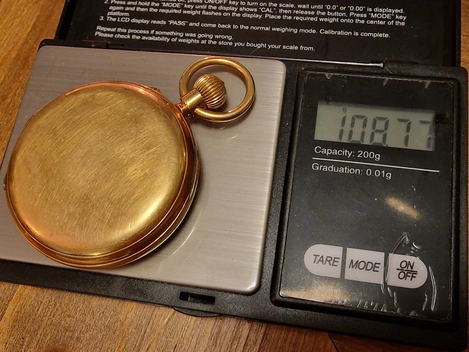1880 18ct Gold Pocketwatch - Likely a James Richardson Piece, inc a Chester Hallmark - total weight - Image 5 of 5