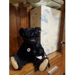 Boxed Large Steiff 1912 Replica Othello Black 50cm Teddy Bear Toy