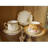 Pair of Early 1900's Redon Limoges Tea Sets