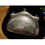 Edwardian Silver Chatellaine Purse - approx 110g