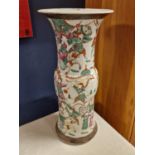 Antique Kangxi Period Chinese Warrior Vase w/character marks to base - 44cm high