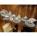 35pc Antique Japanese Tea Service w/teapot