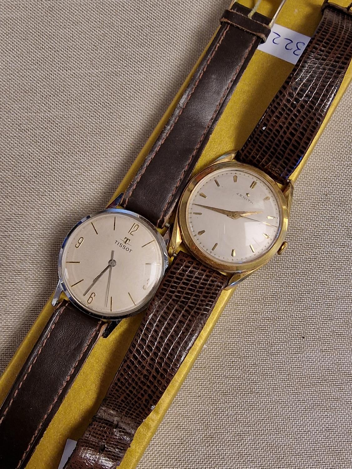 Tissot Gents Watch & a Swiss Zenith Gold Watch