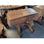 Driftwood Bespoke Two-Legged Fireside Stool