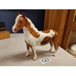 Beswick Pottery Pinto Skewbald Horse Figure