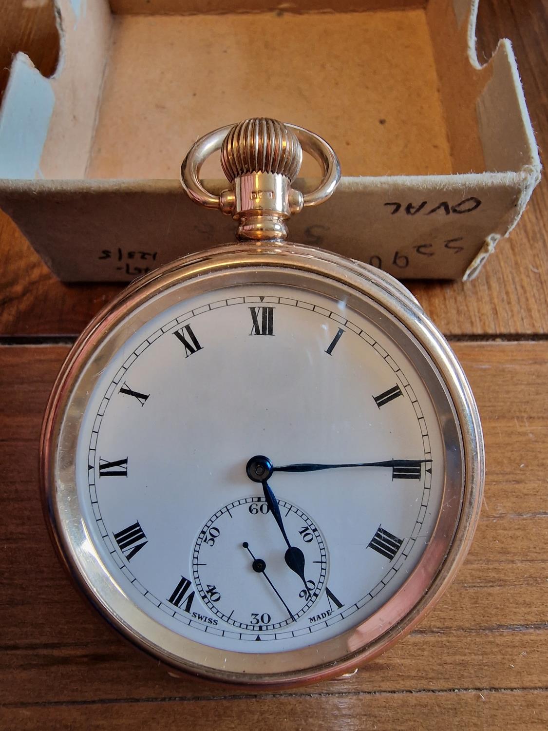 9ct Gold Full Hunter Pocketwatch - Birmingham 1924 - by ALD Dennison Watch Company - 100.4g