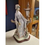 Lladro Mariko Japanese Geisha Lamplight Figure - No 01001421