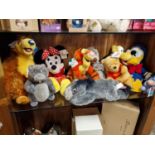 Collection of Disney Soft Toys