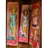 Trio of Gateway and Girly 1990's Barbie Doll Toys