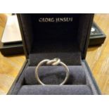 Georg Jensen Danish Designer Knot Ring (boxed)