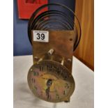 Vintage Gledhill Time Recording Clock Mechanism